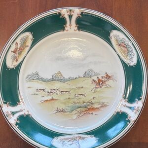 Vintage Noritake Keltcraft The Pursuit Pattern Salad or Dessert Plates Set of 5